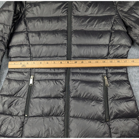 Andrew Marc Packable Down Jacket Womens Small Long Coat Lightweight Premium - Picture 5 of 8